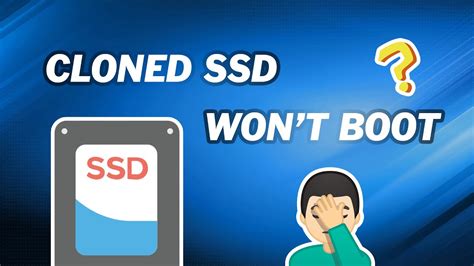 cloned disc wont boot|make ssd bootable after cloning.